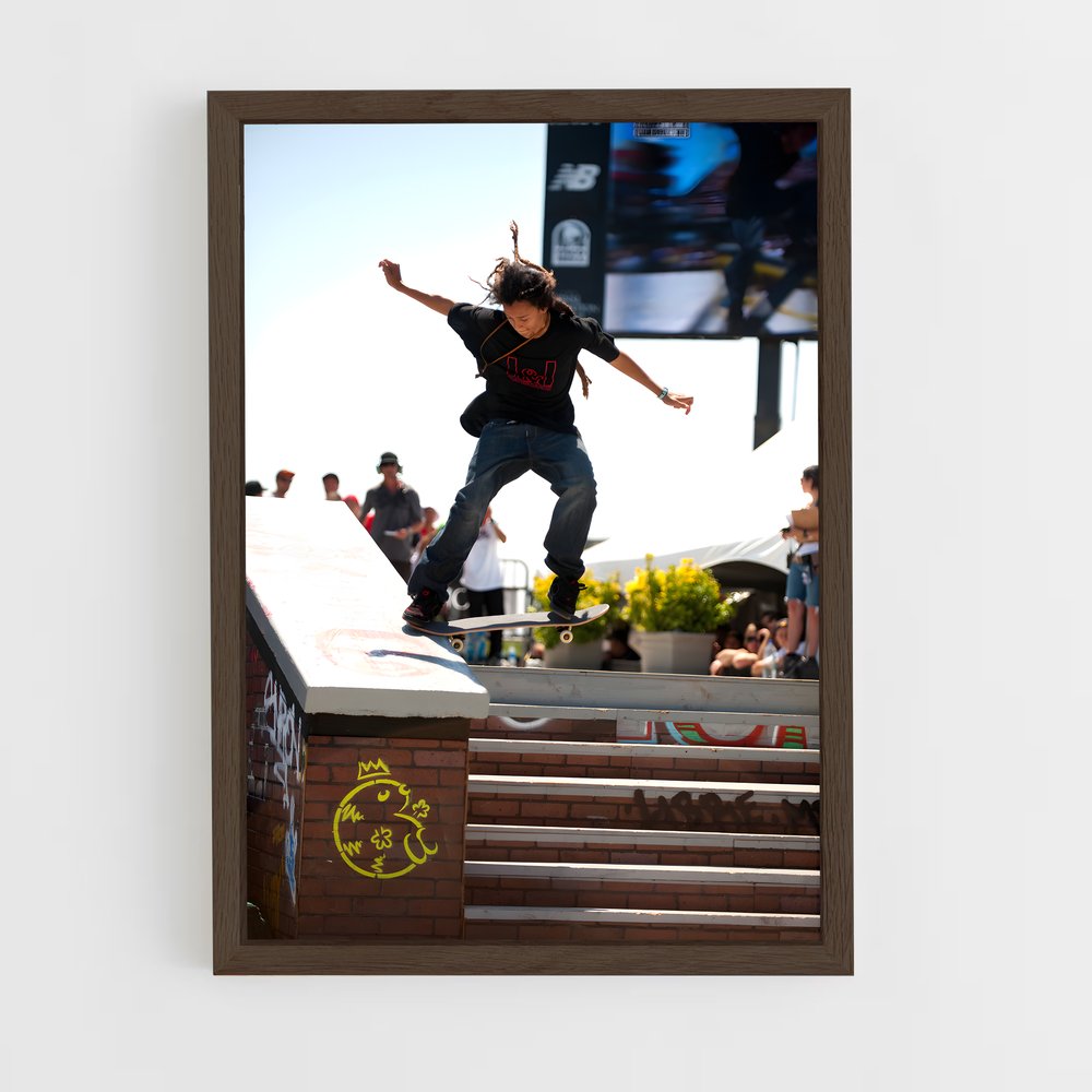 Poster Nyjah de huston – affiche Skateboard (vue 5)